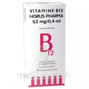 Vitamine B12 Horus Pharma 0,05 % Collyre Sol En Récipient Unidose 20unid/0,4ml à VESOUL