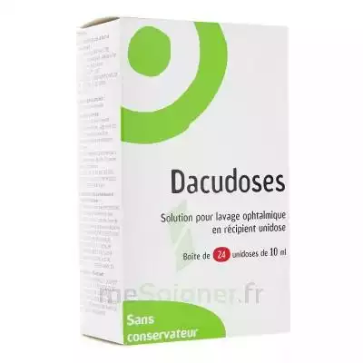 Dacudoses Solution Pour Lavement Ophtalmologique 24unid/10ml à VESOUL